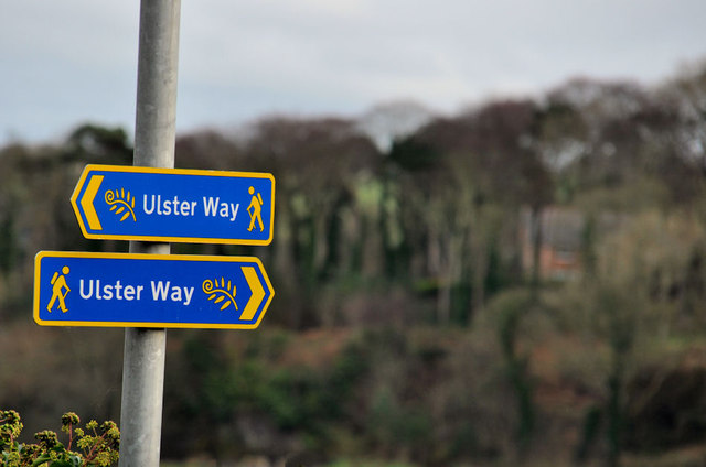 ulster road sign